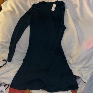 Maurices Black Long-Sleeve Knit Dress